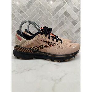 Brooks Adrenaline GTS 22 Running Shoes Womens Size 7.5B 7.5 B Leopard Sneakers